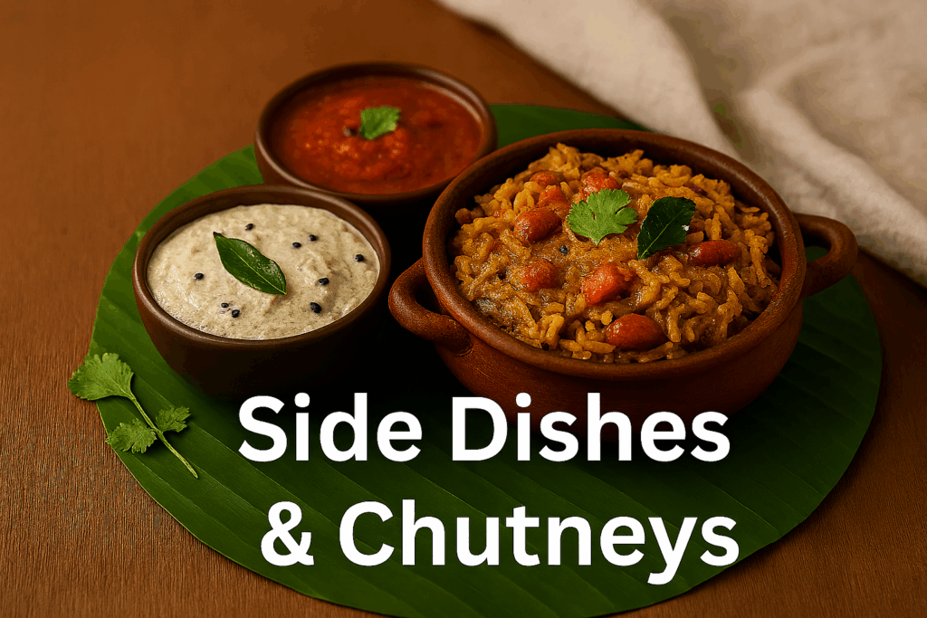 🥗 Side Dishes & Chutneys is ready,